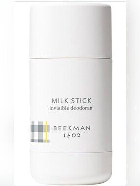 Lot of 2 Beekman 1802 Milk Stick Invisible Deodorant Original Pure Goat Milk New